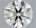 Natural Diamond 0.40 Carats, Round with Excellent Cut, H Color, VS1 Clarity and Certified by IGI
