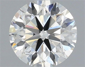 Picture of Natural Diamond 0.40 Carats, Round with Excellent Cut, H Color, VS1 Clarity and Certified by IGI
