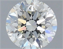 Natural Diamond 0.40 Carats, Round with Excellent Cut, H Color, VS2 Clarity and Certified by IGI