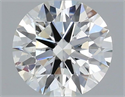 Natural Diamond 0.41 Carats, Round with Excellent Cut, H Color, SI1 Clarity and Certified by IGI