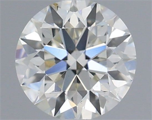 Picture of Natural Diamond 0.41 Carats, Round with Excellent Cut, H Color, SI1 Clarity and Certified by IGI