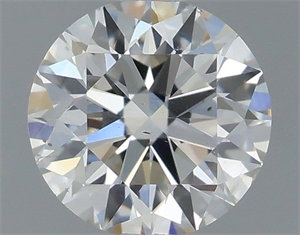 Foto Diamante Natural 0.42 quilates, Redondo , Color H, claridad SI1 y certificado IGI de