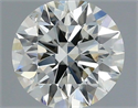 Natural Diamond 0.40 Carats, Round with Excellent Cut, I Color, SI1 Clarity and Certified by IGI