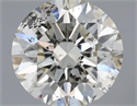 Natural Diamond 0.70 Carats, Round with Excellent Cut, I Color, I1 Clarity and Certified by IGI