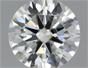 Natural Diamond 0.70 Carats, Round with Excellent Cut, I Color, I1 Clarity and Certified by IGI