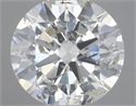 Natural Diamond 0.51 Carats, Round with Excellent Cut, I Color, I1 Clarity and Certified by IGI