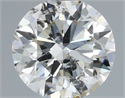 Natural Diamond 0.70 Carats, Round with Excellent Cut, I Color, I1 Clarity and Certified by IGI