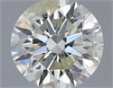 Natural Diamond 0.51 Carats, Round with Excellent Cut, I Color, I1 Clarity and Certified by IGI