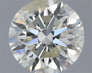 Picture of Natural Diamond 0.51 Carats, Round with Excellent Cut, I Color, I1 Clarity and Certified by IGI