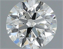 Natural Diamond 0.40 Carats, Round with Excellent Cut, I Color, SI2 Clarity and Certified by IGI