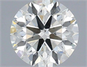 Natural Diamond 0.41 Carats, Round with Excellent Cut, I Color, SI2 Clarity and Certified by IGI