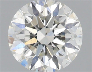Picture of Natural Diamond 0.40 Carats, Round with Excellent Cut, H Color, SI1 Clarity and Certified by IGI