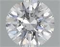 Natural Diamond 0.50 Carats, Round with Excellent Cut, G Color, I1 Clarity and Certified by IGI