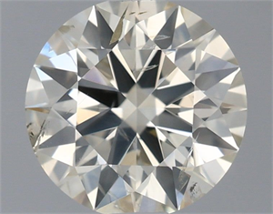 Picture of Natural Diamond 0.91 Carats, Round with Excellent Cut, K Color, SI1 Clarity and Certified by IGI