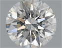 Natural Diamond 0.52 Carats, Round with Excellent Cut, H Color, I1 Clarity and Certified by IGI