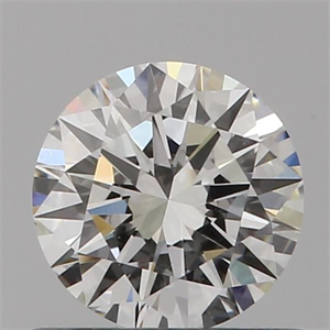 Picture of Natural Diamond 0.55 Carats, Round with Excellent Cut, H Color, VS1 Clarity and Certified by GIA