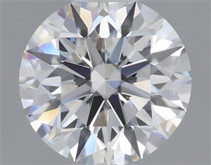 Picture of Natural Diamond 0.53 Carats, Round with Excellent Cut, H Color, VS2 Clarity and Certified by GIA