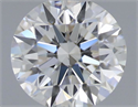 Natural Diamond 0.52 Carats, Round with Excellent Cut, J Color, VS2 Clarity and Certified by GIA