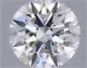 Natural Diamond 0.53 Carats, Round with Excellent Cut, E Color, VS1 Clarity and Certified by GIA