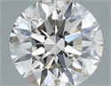 Natural Diamond 0.52 Carats, Round with Excellent Cut, K Color, SI1 Clarity and Certified by GIA