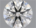 Diamante Natural 0.55 quilates, Redondo , Color J, claridad VVS2 y certificado GIA