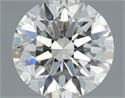 Natural Diamond 0.54 Carats, Round with Excellent Cut, K Color, VS2 Clarity and Certified by GIA