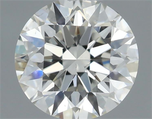 Picture of Natural Diamond 0.54 Carats, Round with Excellent Cut, K Color, VS2 Clarity and Certified by GIA