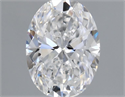 Diamante Natural 0.55 quilates, Ovalado , Color E, claridad VVS1 y certificado GIA