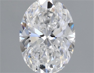 Foto Diamante Natural 0.55 quilates, Ovalado , Color E, claridad VVS1 y certificado GIA de
