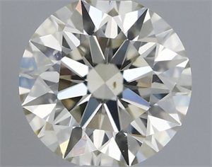 Picture of Natural Diamond 0.54 Carats, Round with Excellent Cut, M Color, SI1 Clarity and Certified by GIA