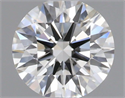 Diamante Natural 0.54 quilates, Redondo , Color J, claridad VVS1 y certificado GIA