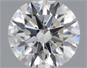 Natural Diamond 0.54 Carats, Round with Excellent Cut, J Color, VVS2 Clarity and Certified by GIA