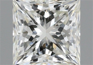 Picture of Natural Diamond 0.61 Carats, Princess with  Cut, K Color, VS1 Clarity and Certified by GIA