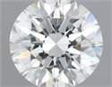 Diamante Natural 0.56 quilates, Redondo , Color J, claridad VVS2 y certificado GIA
