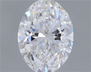 Foto Diamante Natural 0.57 quilates, Ovalado , Color D, claridad IF y certificado GIA de