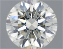 Natural Diamond 0.55 Carats, Round with Excellent Cut, M Color, VS1 Clarity and Certified by GIA