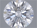 Natural Diamond 0.57 Carats, Round with Excellent Cut, D Color, SI2 Clarity and Certified by GIA