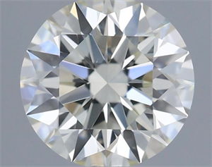 Picture of Natural Diamond 0.55 Carats, Round with Excellent Cut, M Color, VS1 Clarity and Certified by GIA