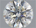 Diamante Natural 0.56 quilates, Redondo , Color J, claridad VVS2 y certificado GIA