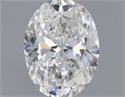 Diamante Natural 0.60 quilates, Ovalado , Color F, claridad VVS2 y certificado GIA