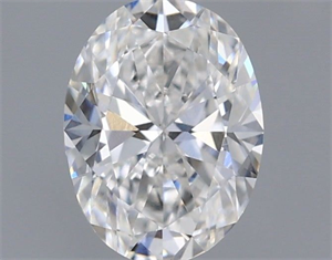 Foto Diamante Natural 0.60 quilates, Ovalado , Color F, claridad VVS2 y certificado GIA de