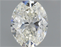Natural Diamond 0.60 Carats, Oval with  Cut, I Color, VS1 Clarity and Certified by GIA