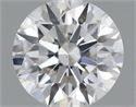 Natural Diamond 0.61 Carats, Round with Excellent Cut, H Color, VS2 Clarity and Certified by GIA