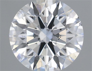 Foto Diamante Natural 0.60 quilates, Redondo , Color E, claridad SI2 y certificado GIA de