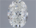 Diamante Natural 0.61 quilates, Ovalado , Color H, claridad IF y certificado GIA