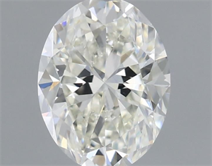 Picture of Natural Diamond 0.60 Carats, Oval with  Cut, J Color, VS1 Clarity and Certified by GIA
