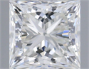 Natural Diamond 0.60 Carats, Princess with  Cut, I Color, VS2 Clarity and Certified by GIA