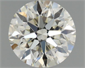 Natural Diamond 0.60 Carats, Round with Very Good Cut, L Color, VVS1 Clarity and Certified by GIA