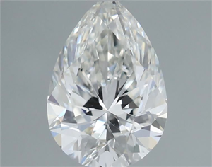 Picture of Natural Diamond 0.61 Carats, Pear with  Cut, G Color, VVS2 Clarity and Certified by GIA