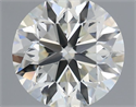 Diamante Natural 0.60 quilates, Redondo , Color K, claridad VVS2 y certificado GIA